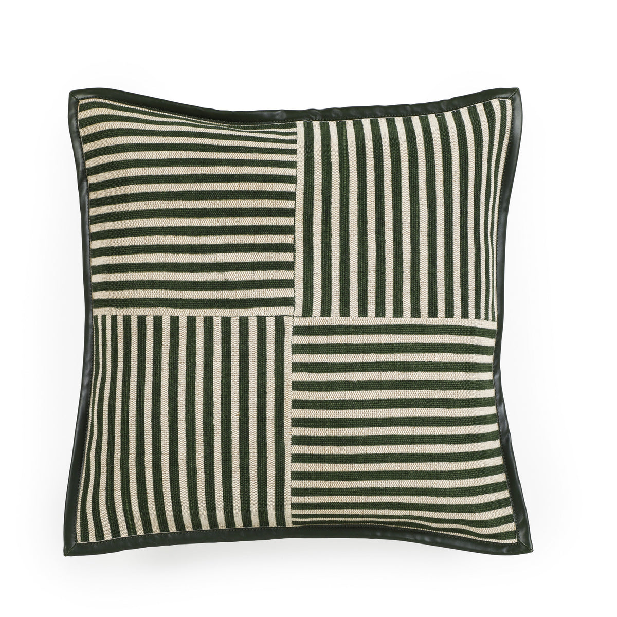 Kora 20" Cotton Jute Contract-Grade Throw Pillow - View 7