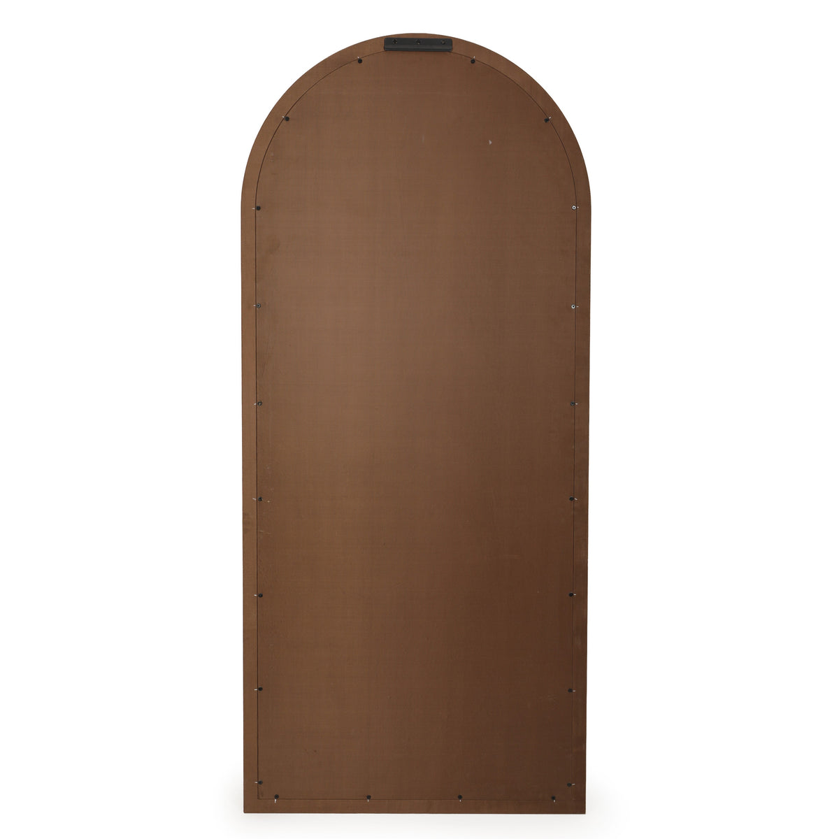 Arch 72" Natural Raffia Contract-Grade Floor Mirror - View 5