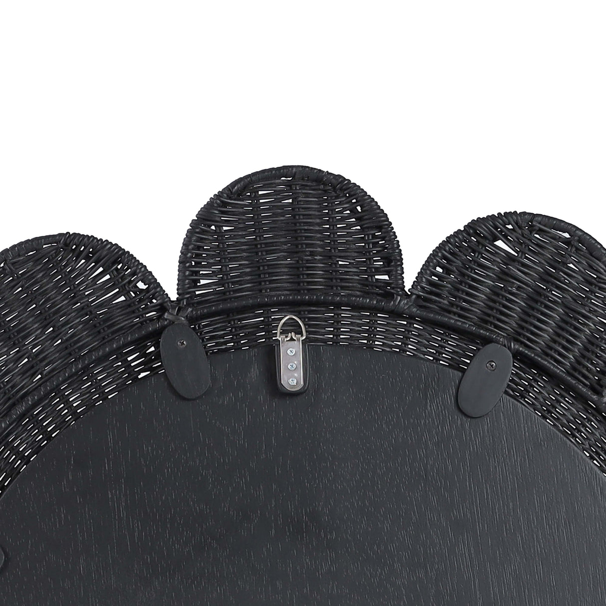 Coralie 33.4" Rattan Round Wall Mirror