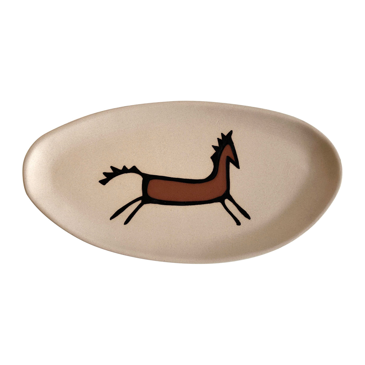 Ceramic "Horseplay" Catchall Dish