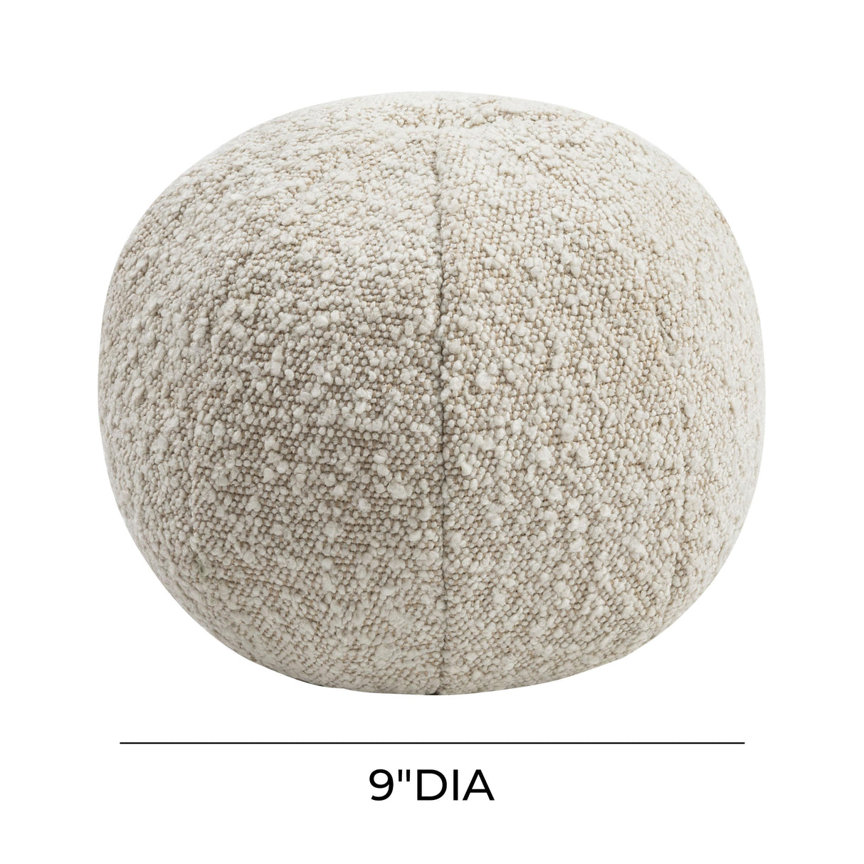 Boba Boucle Ball Pillow (9"-14")