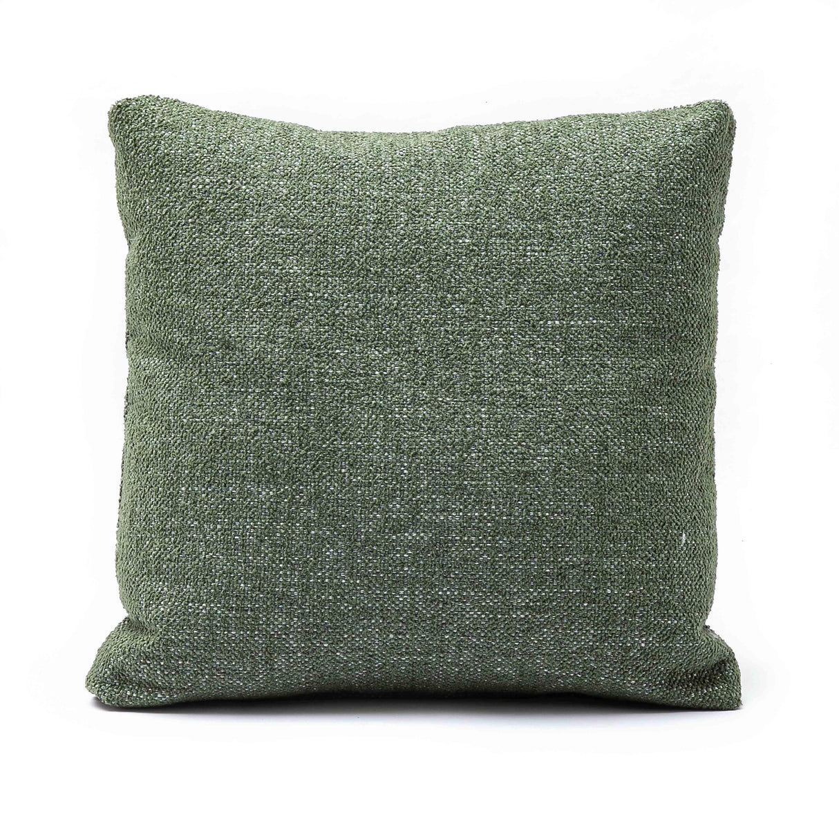 Malolo Green Basketweave Square Vegan-Down Pillow Cover (16"-20")