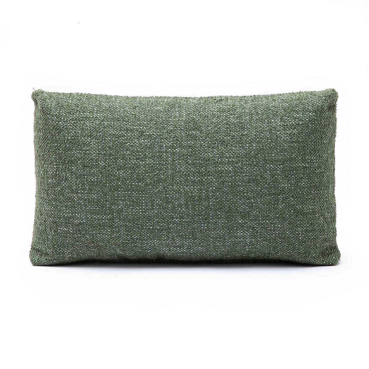 Malolo 20"X12" Green Basketweave Rectangular Vegan-Down Pillow Cover