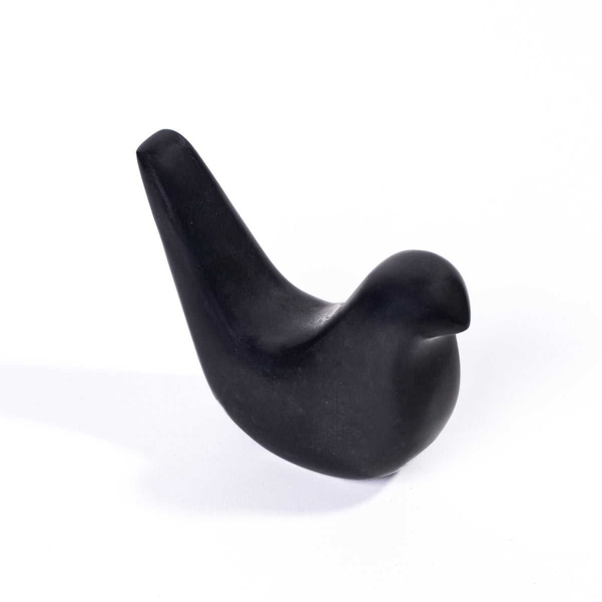 Black Marble Bird Statue - View 5