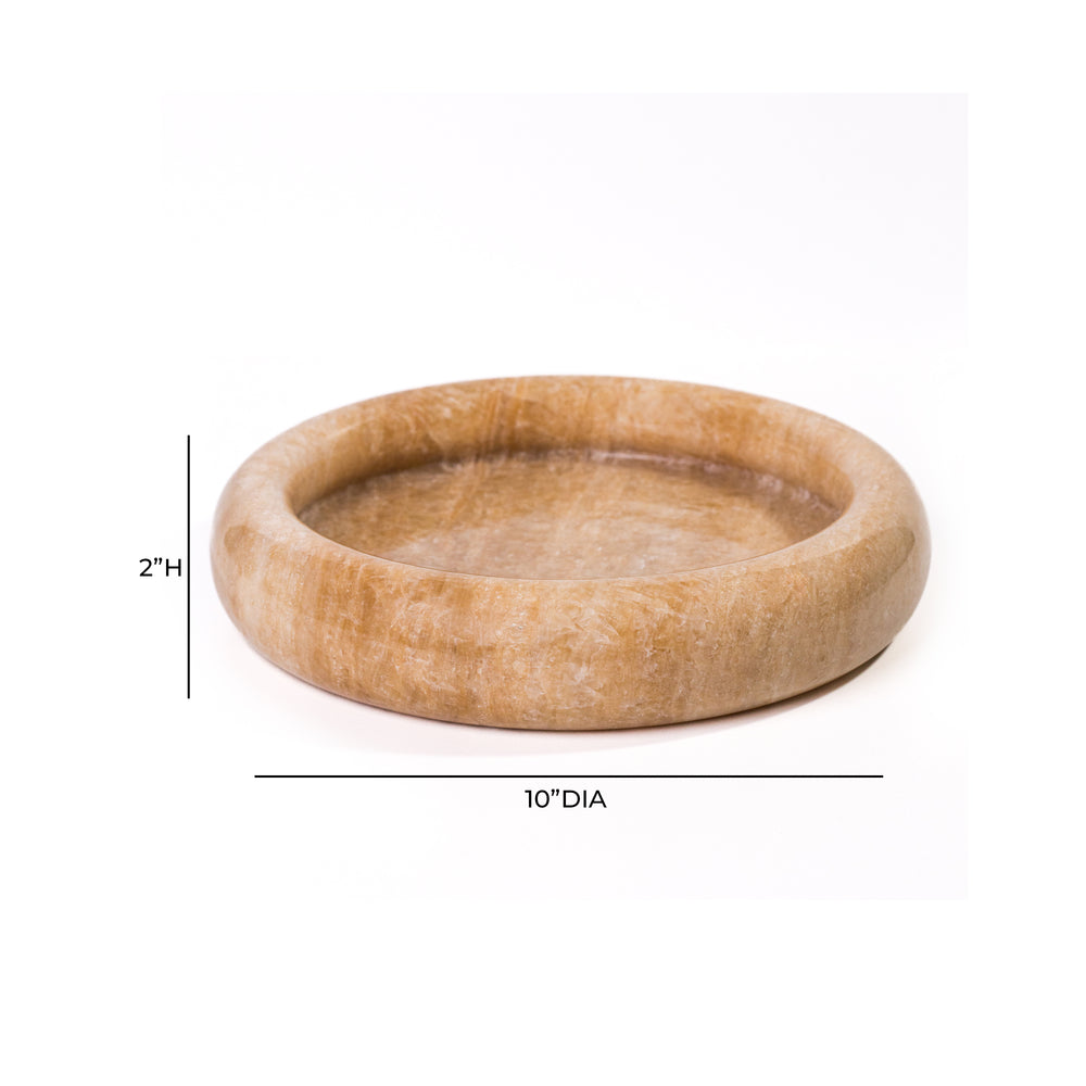 Marble Round Edged Catch-All dimensions