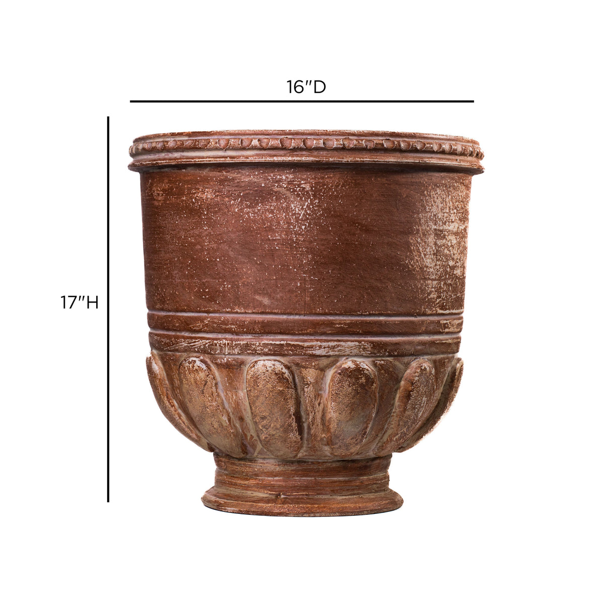 Visha Grecian Terracotta Planter - View 7
