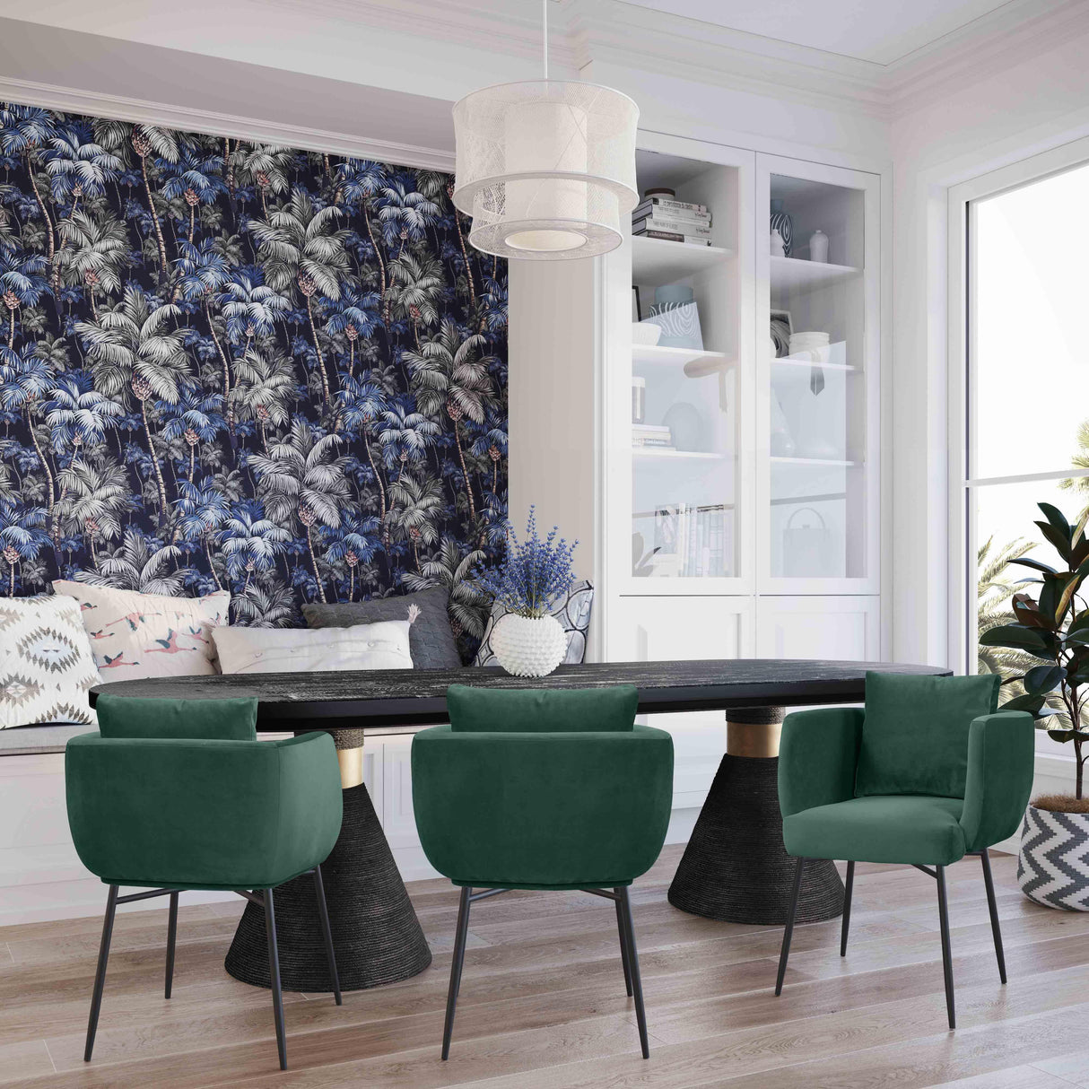 Rishi 120" Rope Oval Dining Table