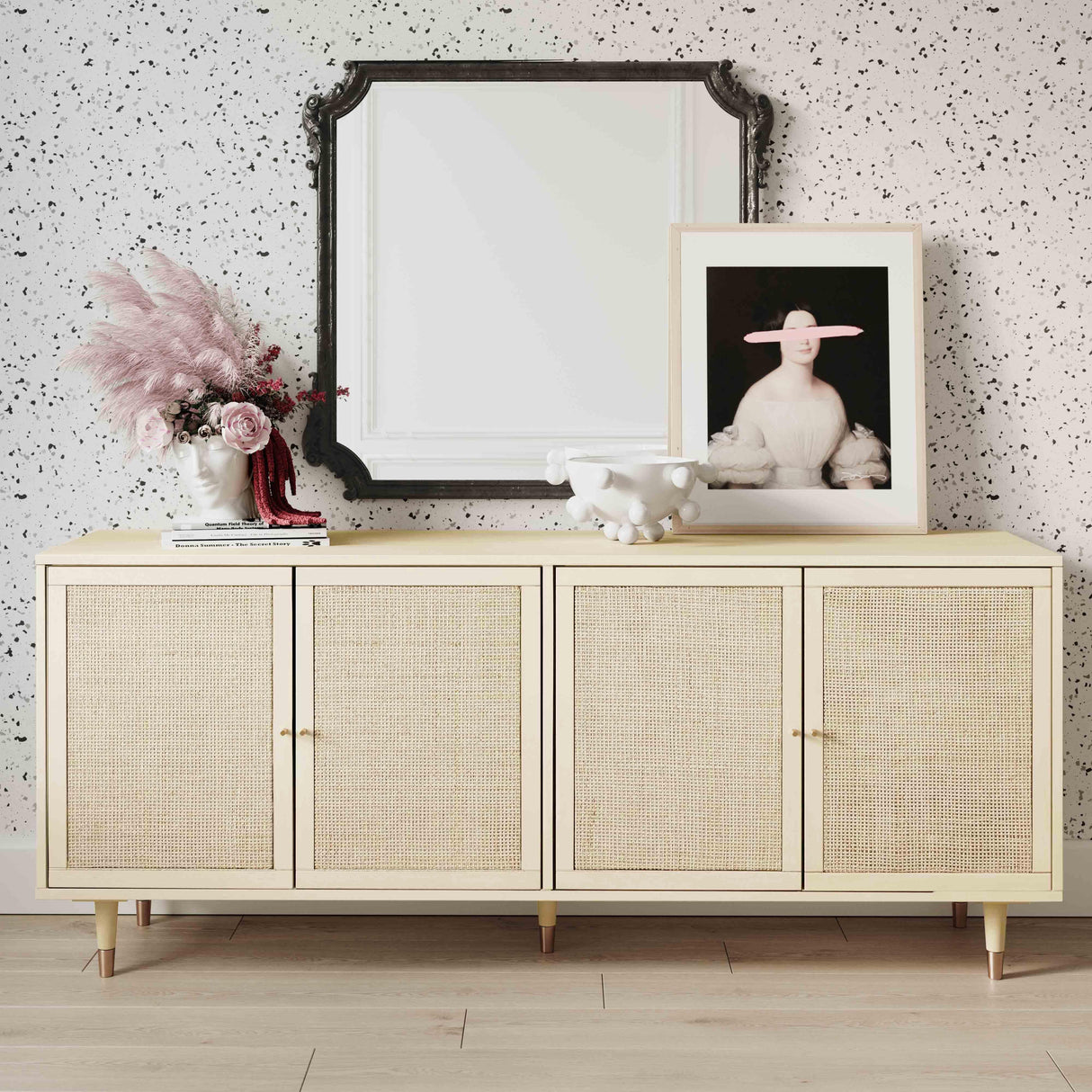 Sierra 72" Cane Sideboard