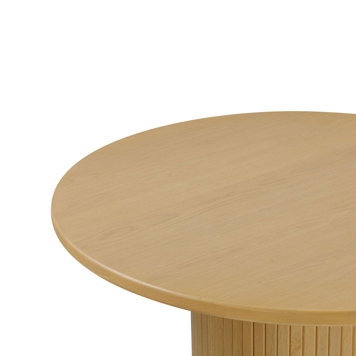 Chelsea 47" Oak Wood Round Dining Table