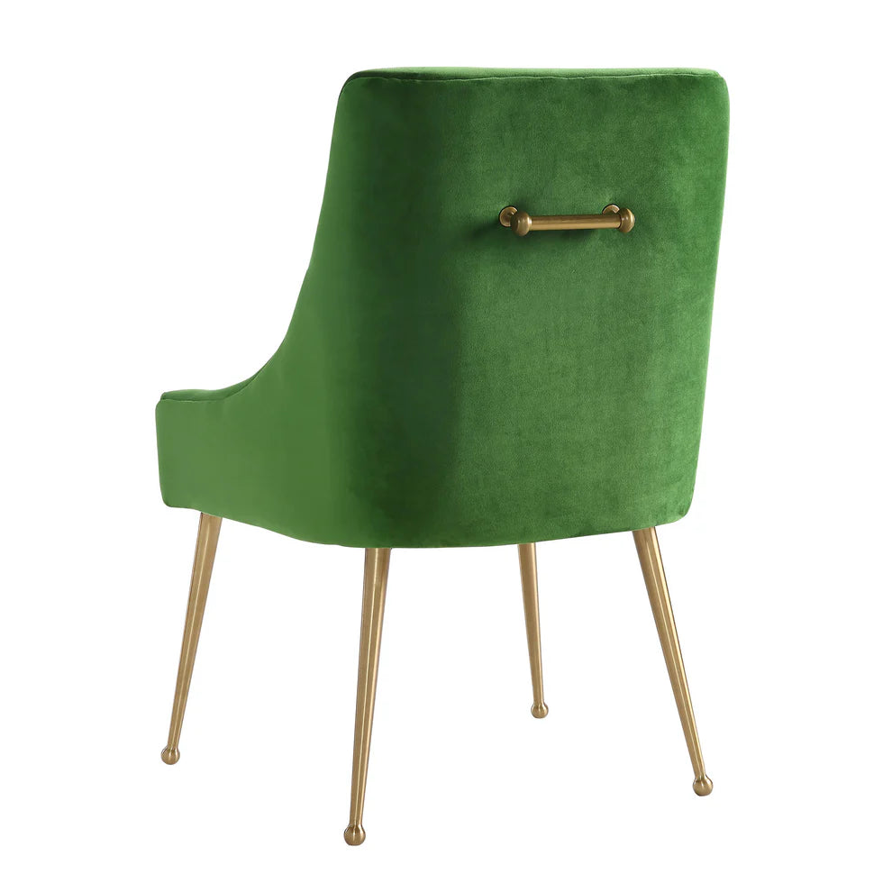 Beatrix Cognac Velvet Side Chair