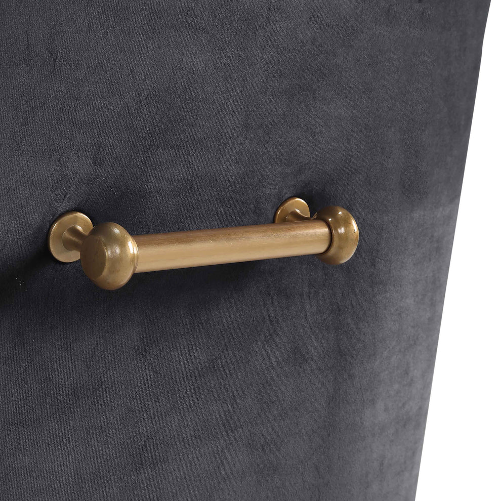 Beatrix Cognac Velvet Side Chair