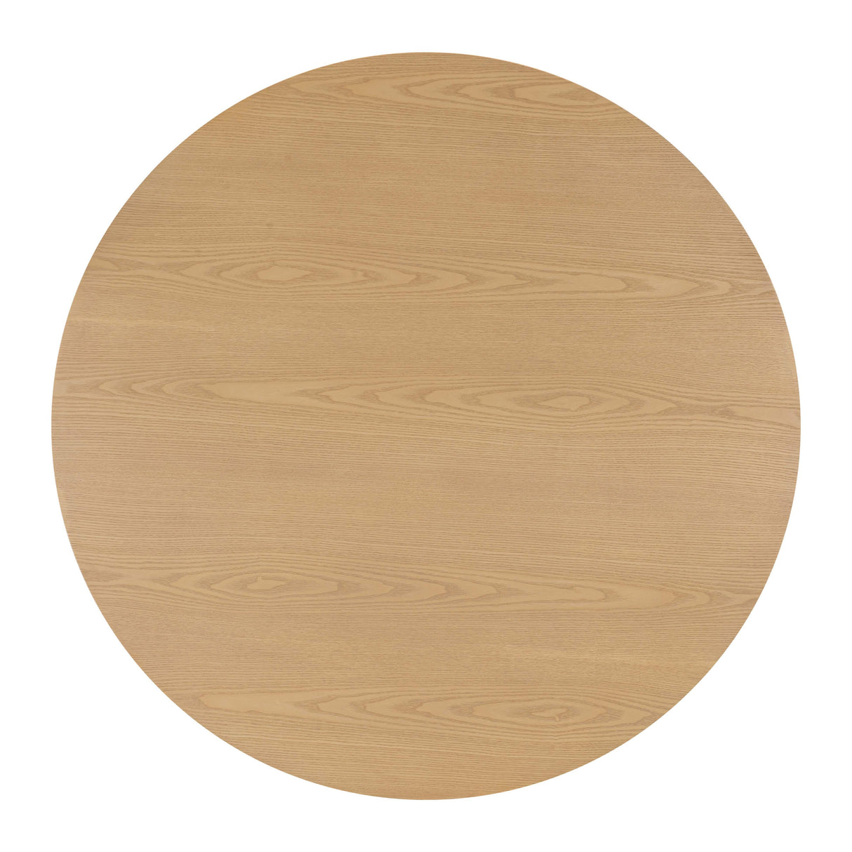 Akiba 47" Natural Ash & Rattan Round Dining Table