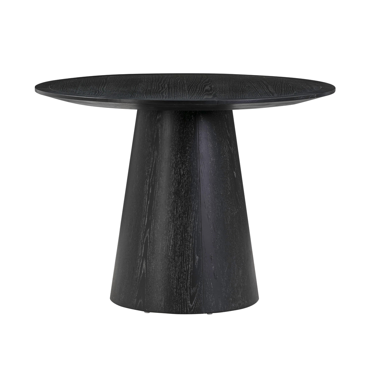 Sahara 41" Black Oak Round Dining Table
