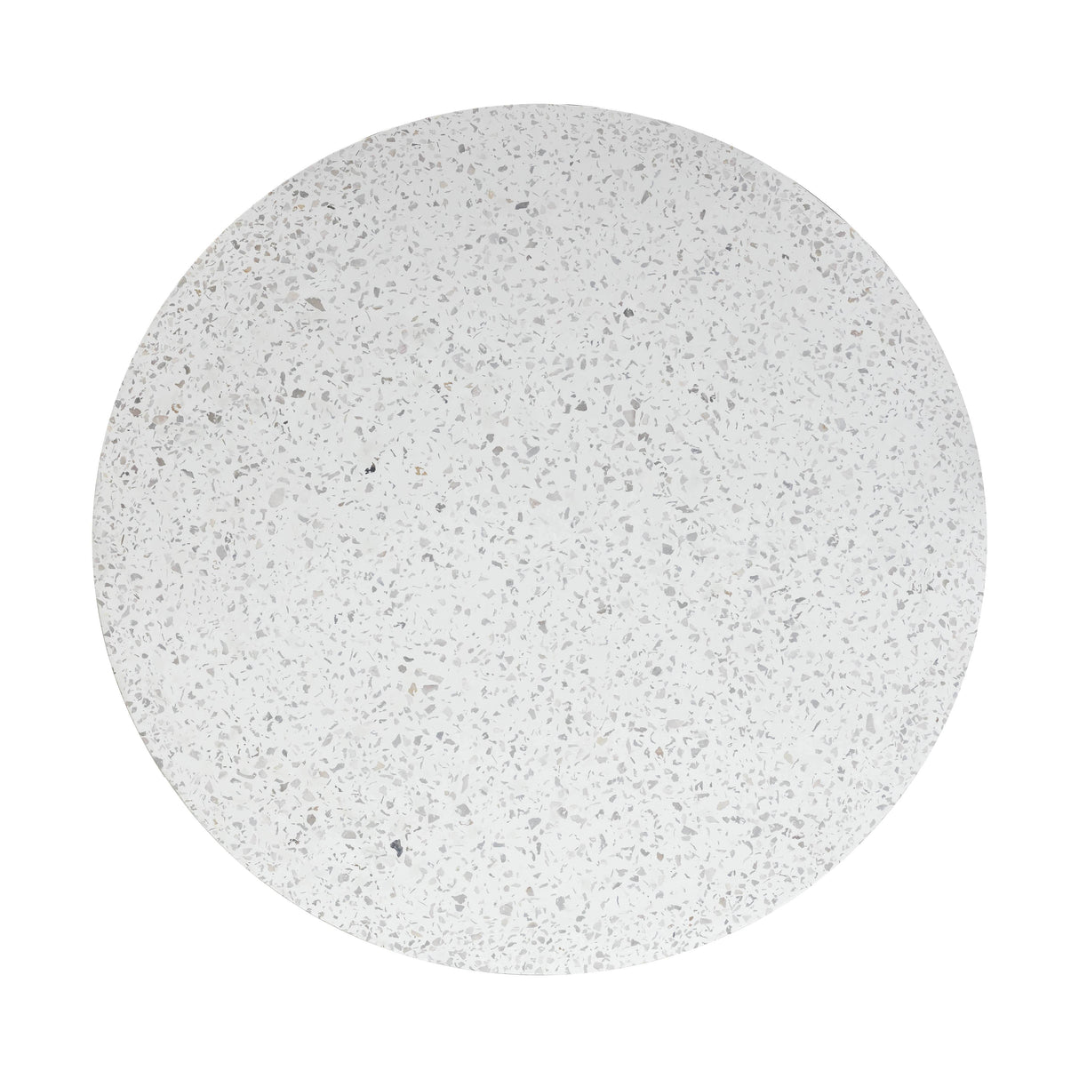 Parcino 47" Faux Terrazzo Concrete Indoor / Outdoor Round Dining Table