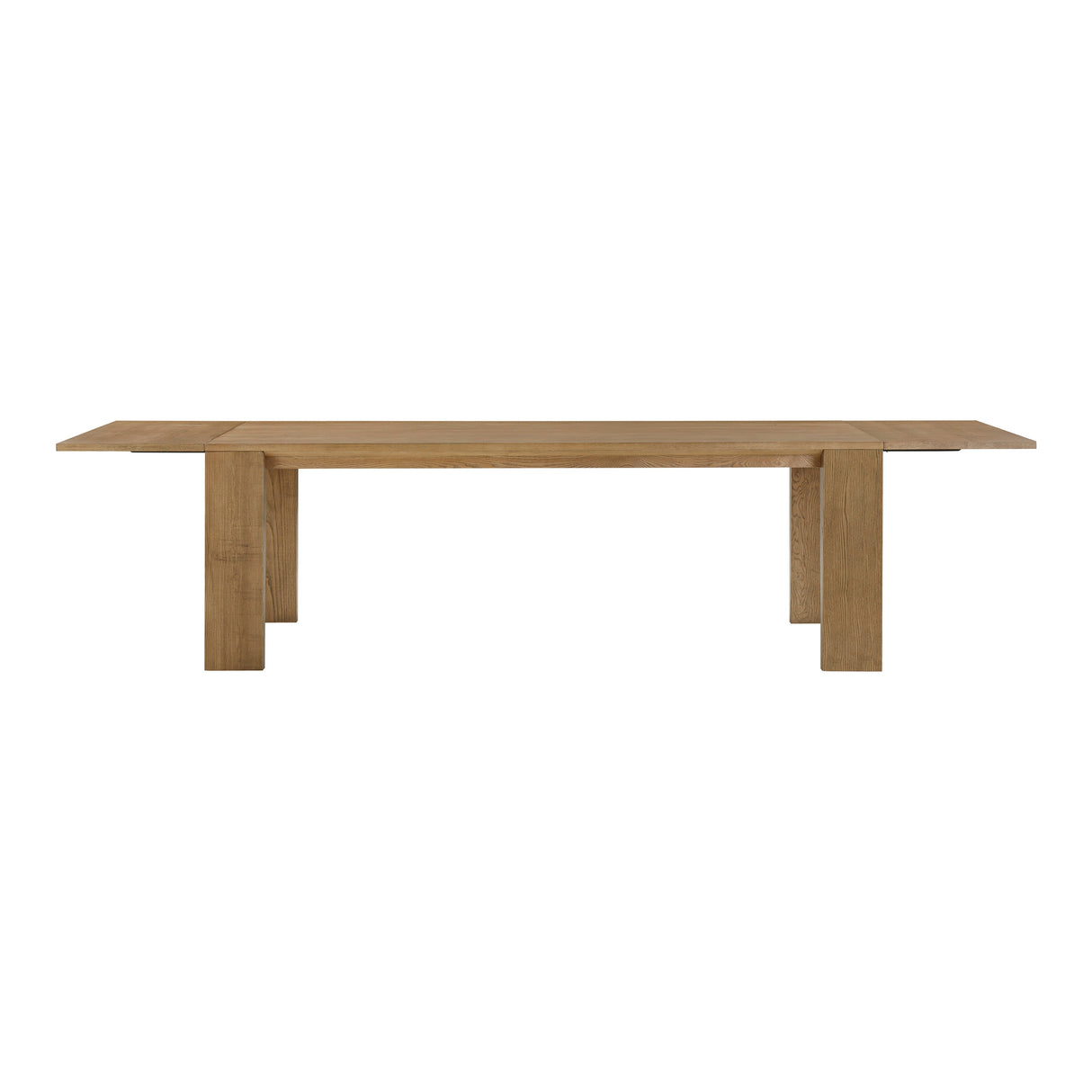 Polly 90"-130" Natural Ash Extendable Rectangular Dining Table