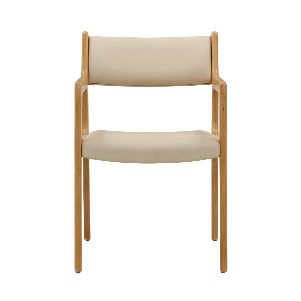Ari Cream Performance Vegan Leather Dining Chair - Set of 2