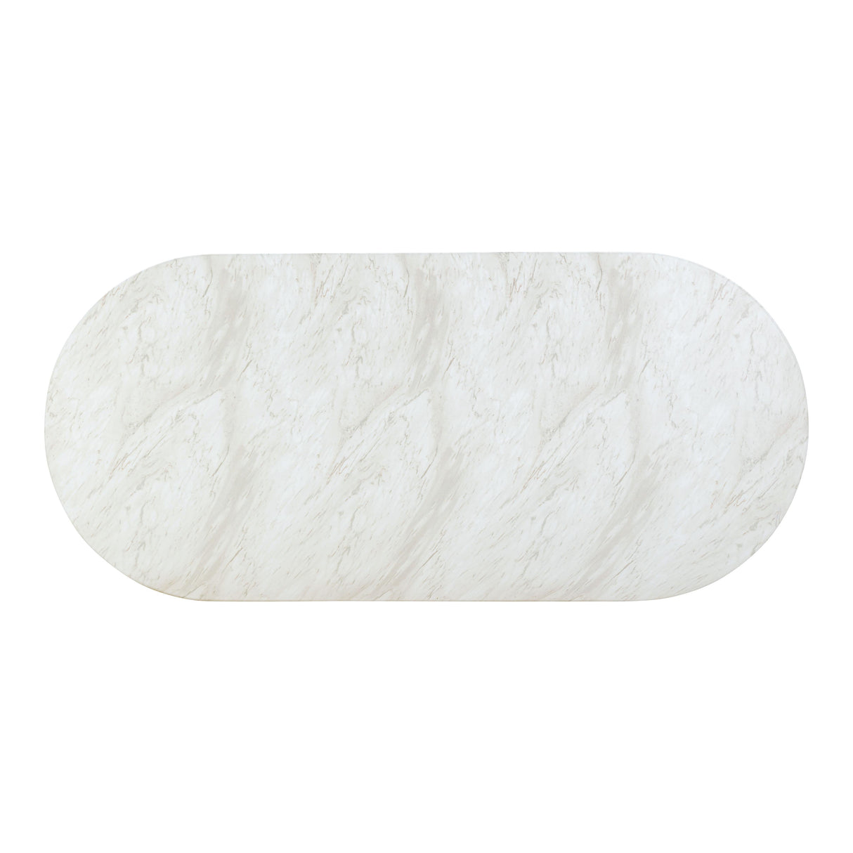 Brut 86" Concrete Patterned Indoor/Outdoor 86" Oval Dining Table