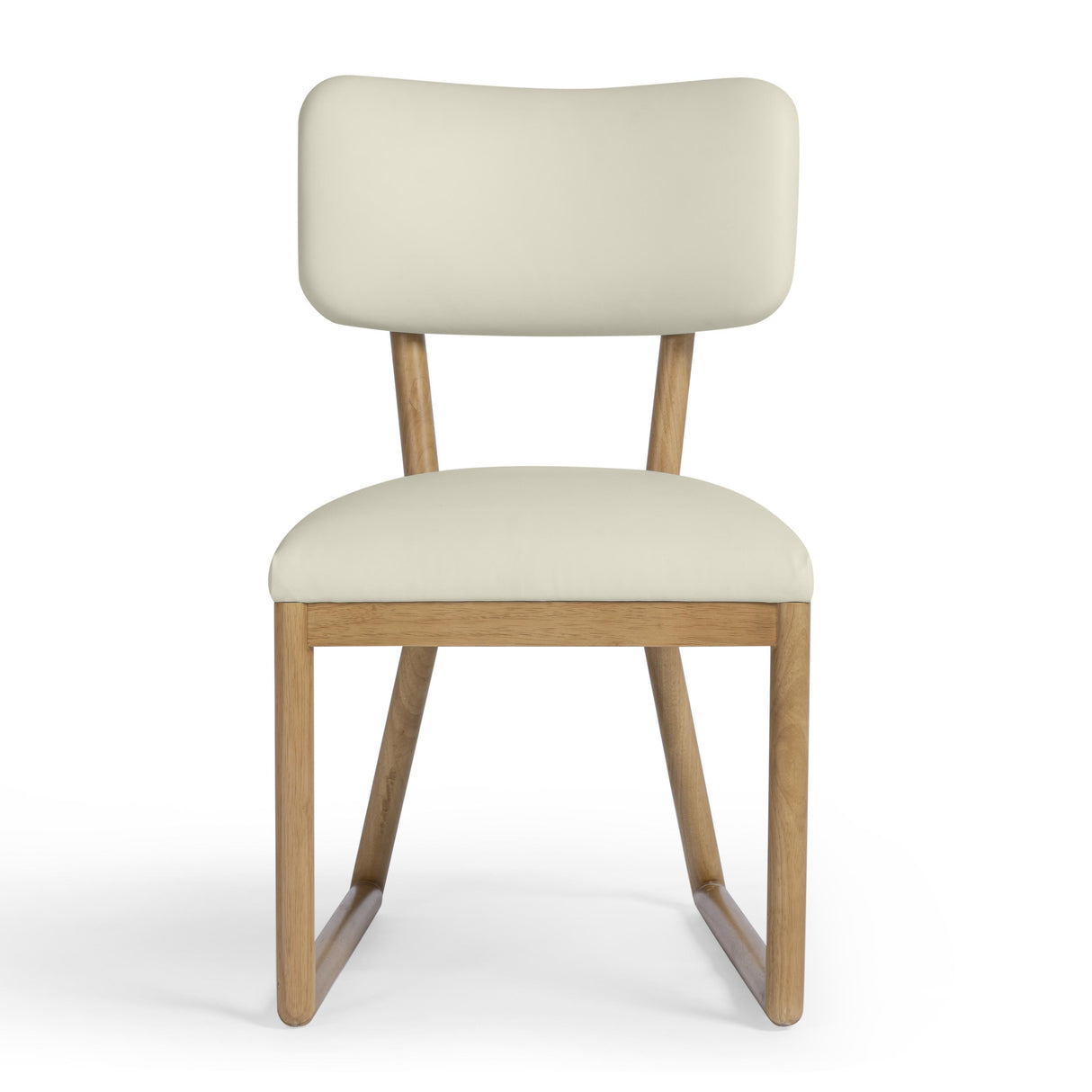 Bobbie Cream Vegan Leather Dining Chair