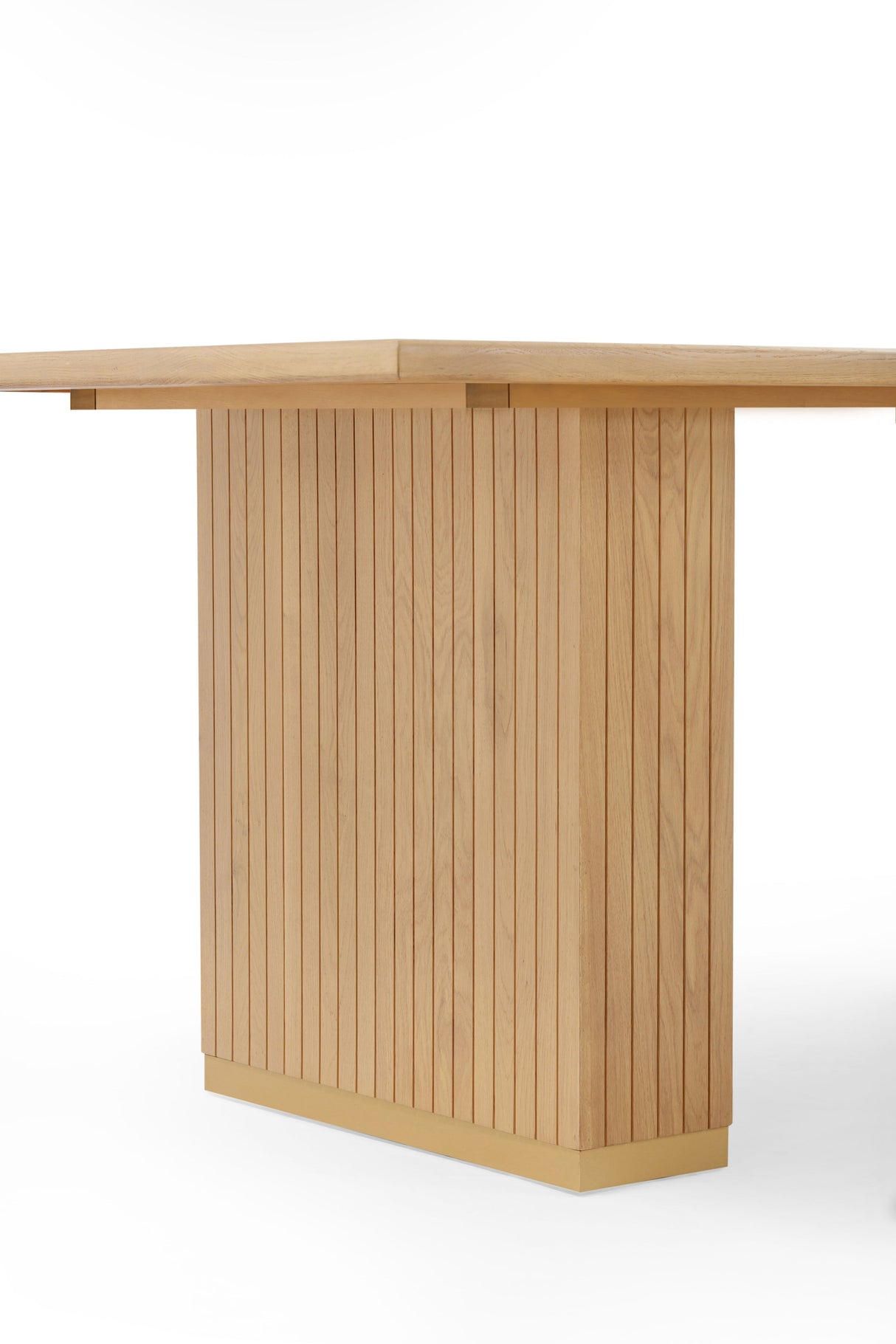 Chelsea 79" Natural Oak Wood Rectangular Dining Table