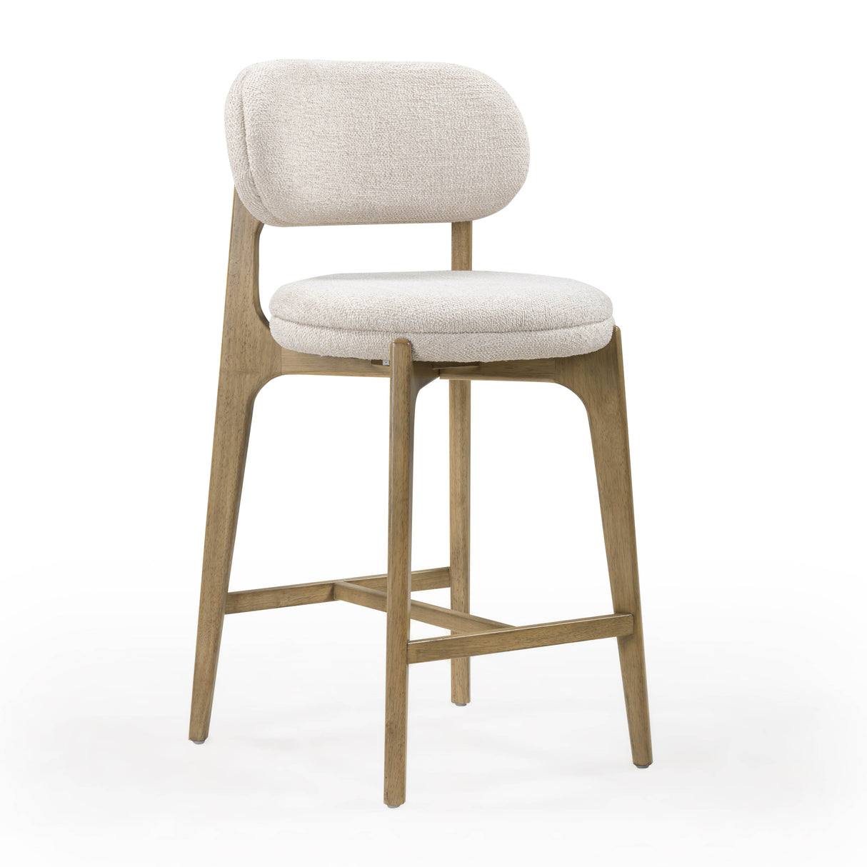 Carnation Performance Fabric Counter Stool