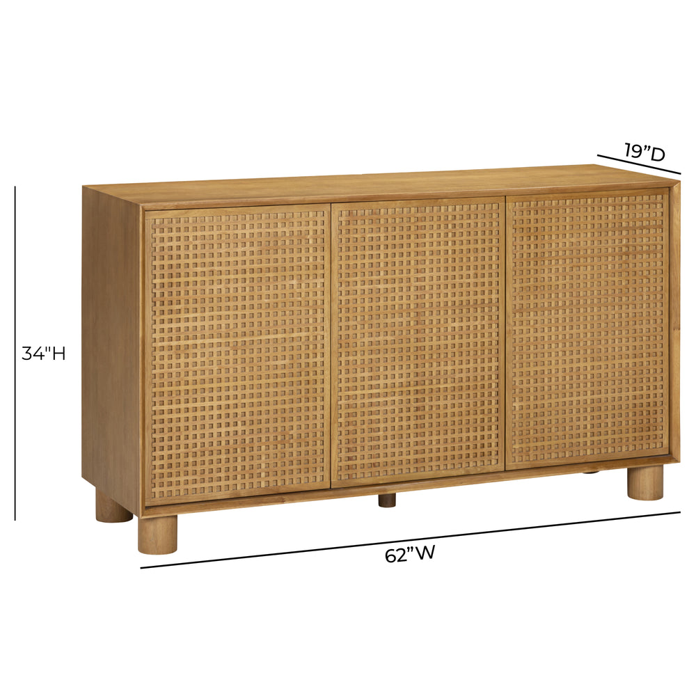 Miles 62" 3-Door Sideboard dimensions
