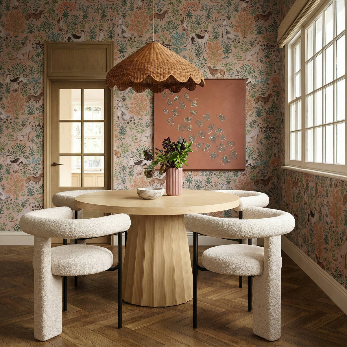 Synn Performance Boucle Dining Chair - View 2