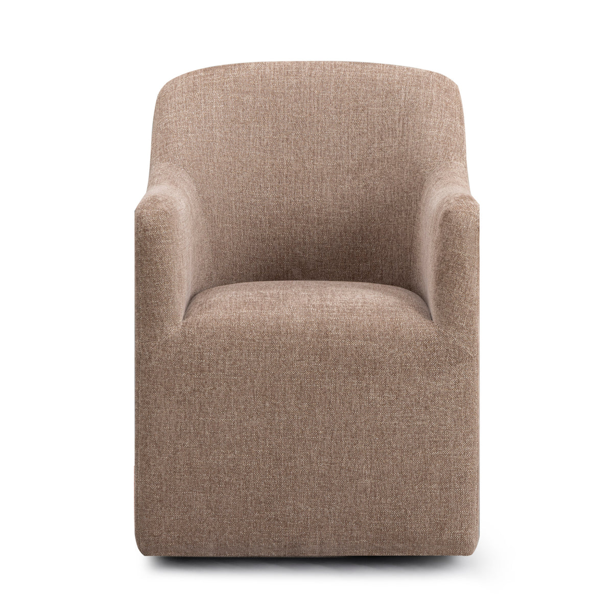 Helena Tall Textured Weave Performance Fabric Dining Chair - View 3