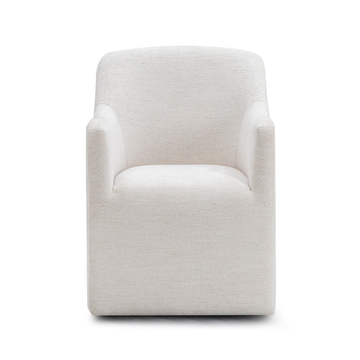Helena Tall Textured Weave Performance Fabric Dining Chair - View 10