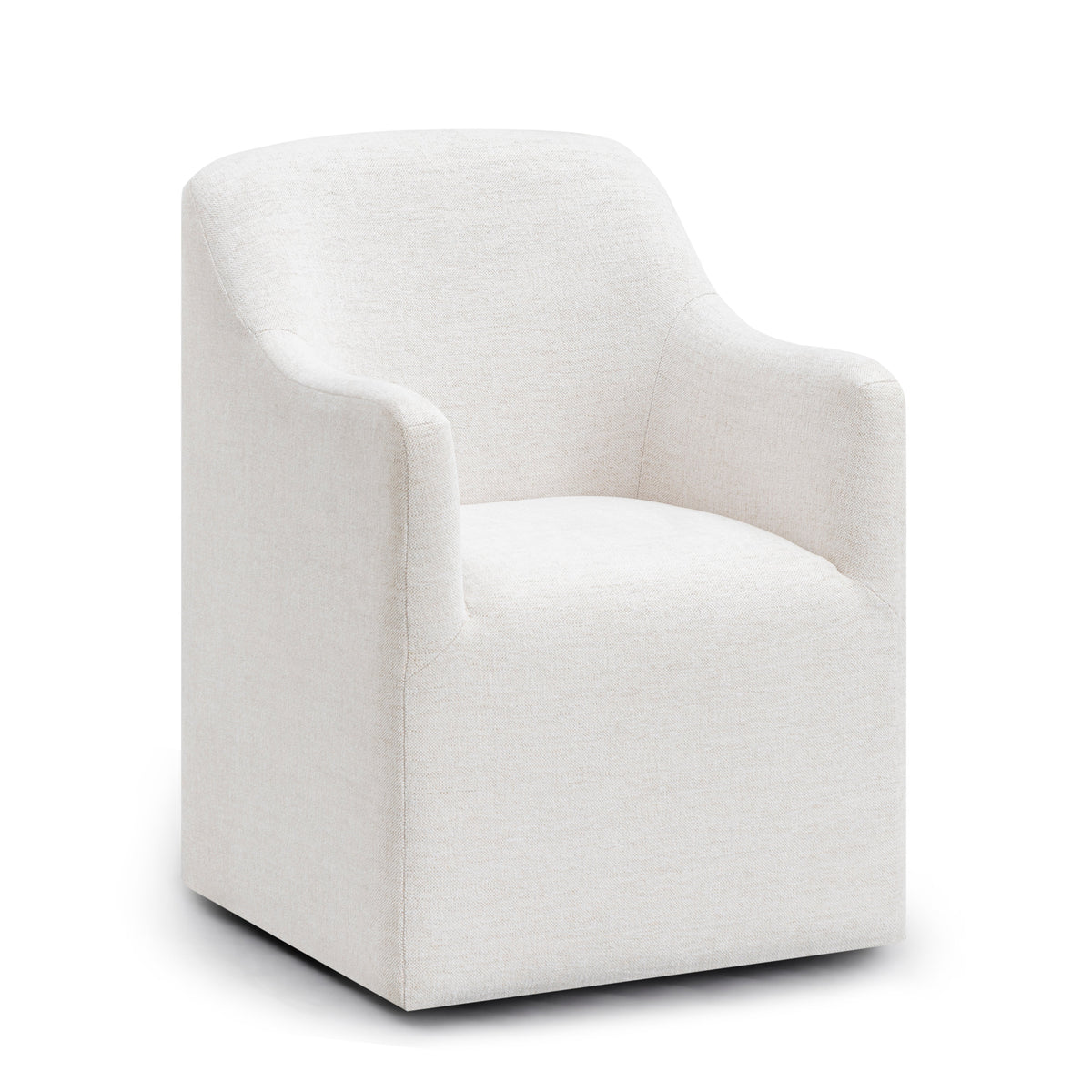 Helena Tall Textured Weave Performance Fabric Dining Chair - View 8