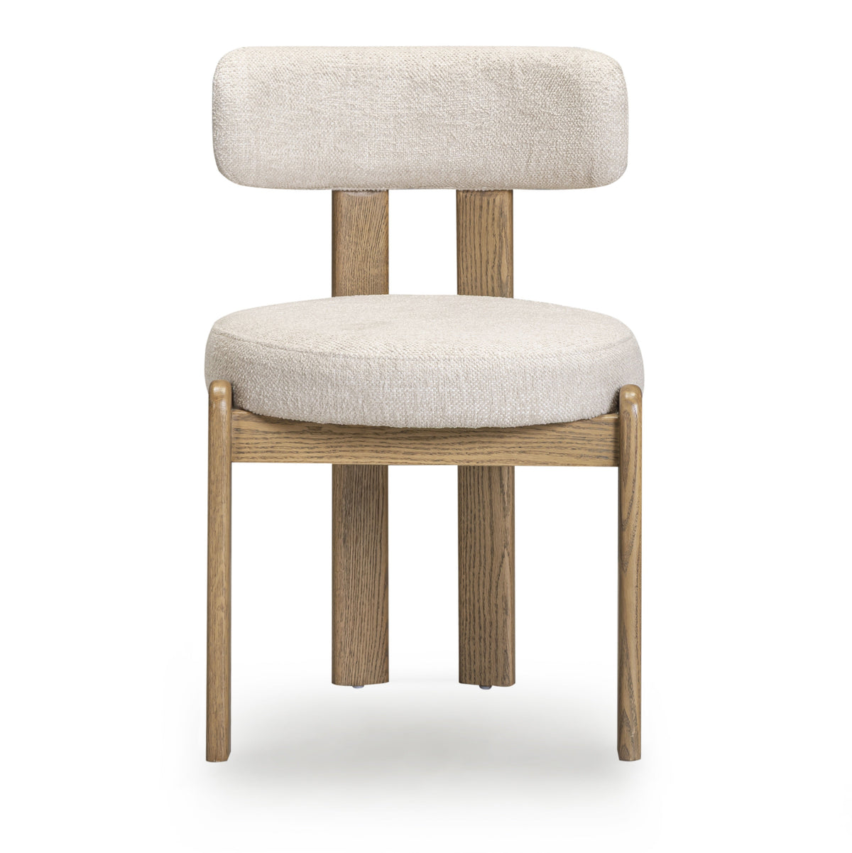 Odessa Cream Performance Fabric Dining Chair - View 3
