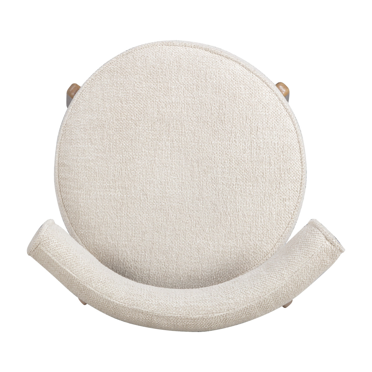Nikita Cream Performance Fabric Dining Chair - View 6