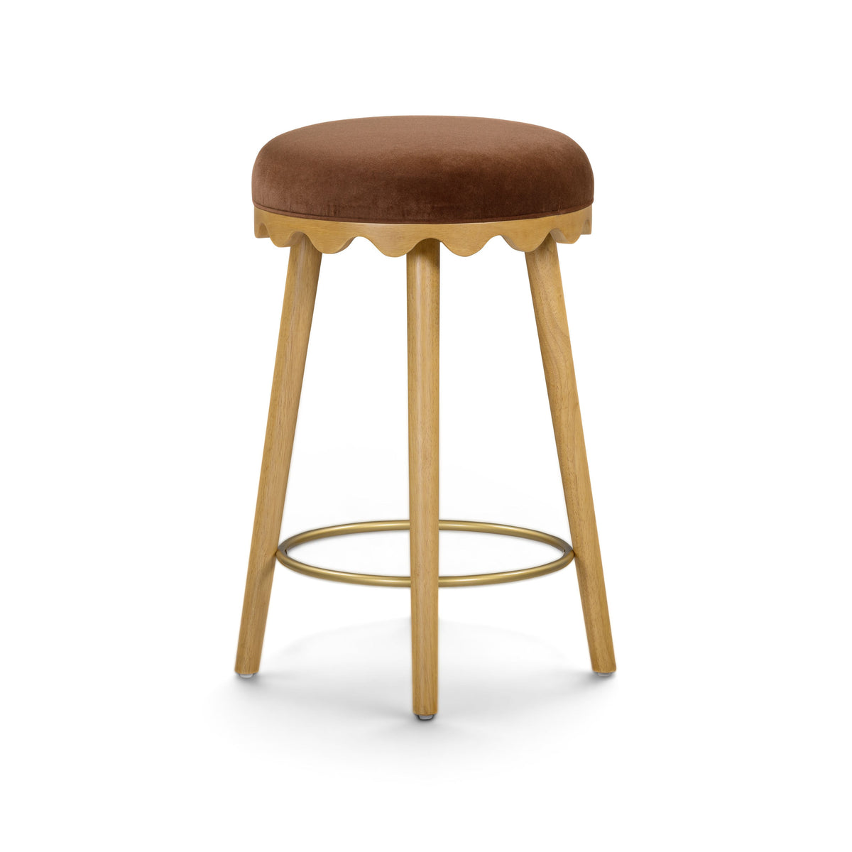 Oodle Performance Vegan Mohair Bar and Counter Stool apartment breakfast nook seating setup