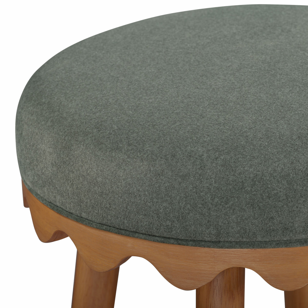 Oodle Performance Vegan Mohair Bar and Counter Stool premium craftsmanship and structural design
