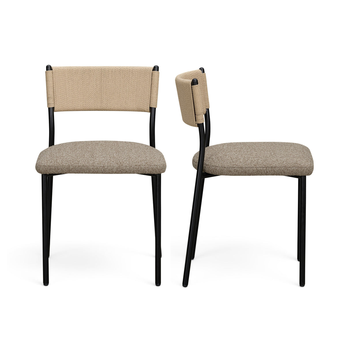 Celine Performance Boucle Dining Chair - Set of 2 - View 17