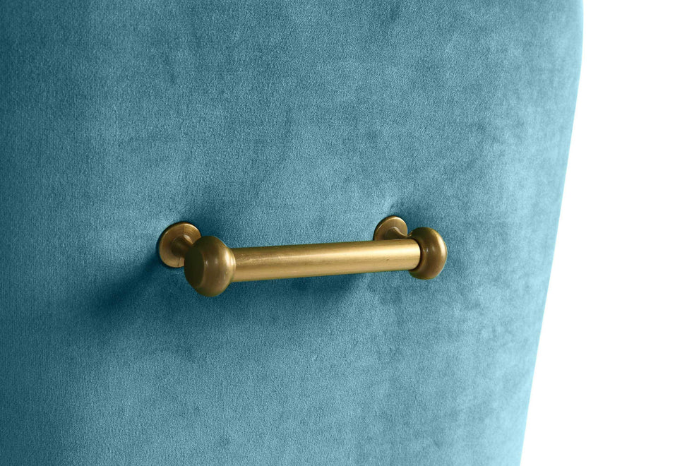 Beatrix Cognac Velvet Side Chair