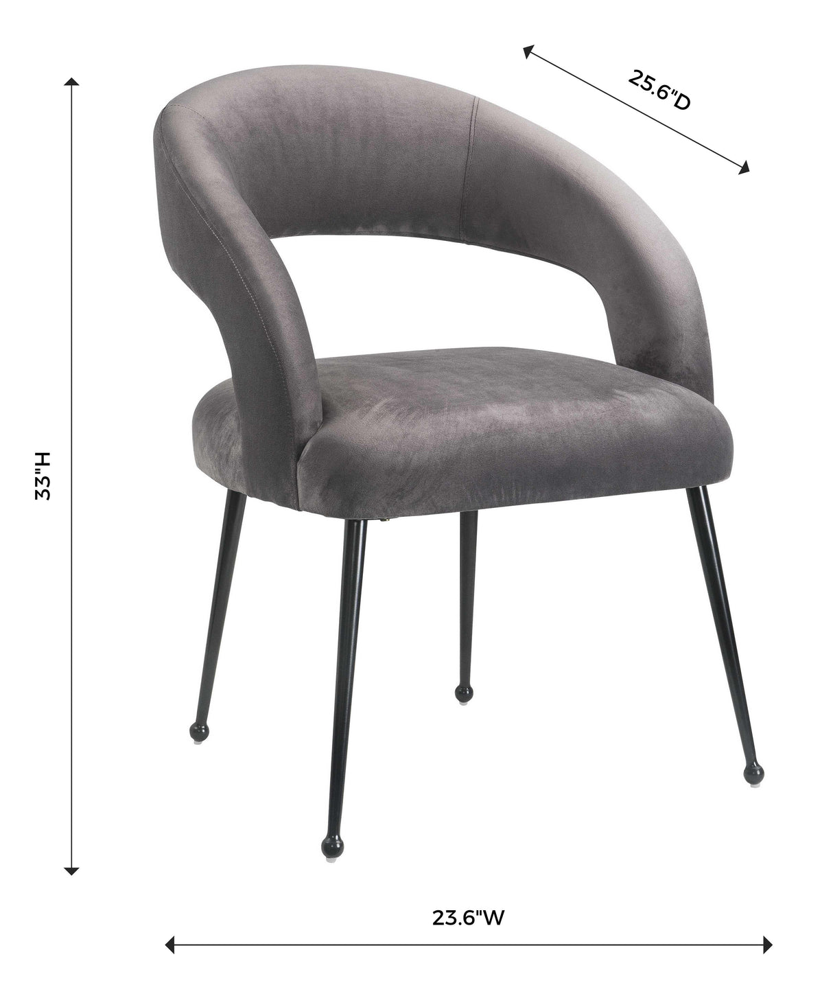 Rocco Velvet Dining Chair