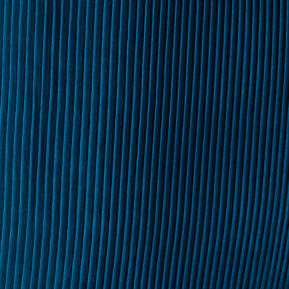 Beatrix Pleated Grey Velvet Side Chair