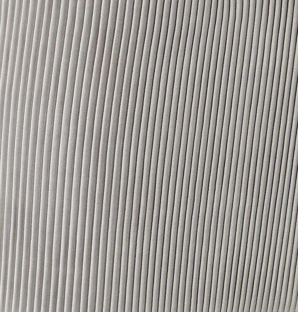 Beatrix Pleated Grey Velvet Side Chair