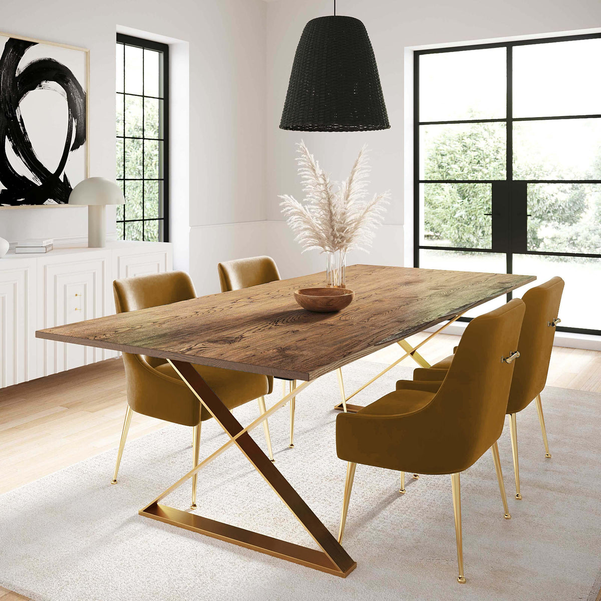 Beatrix Performance Velvet Dining Chair - View 64