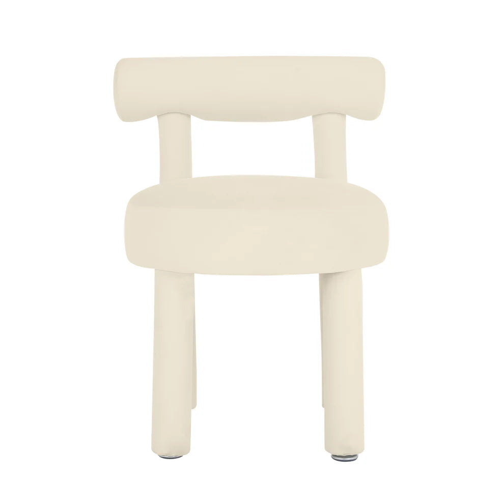 Carmel Black Velvet Dining Chair