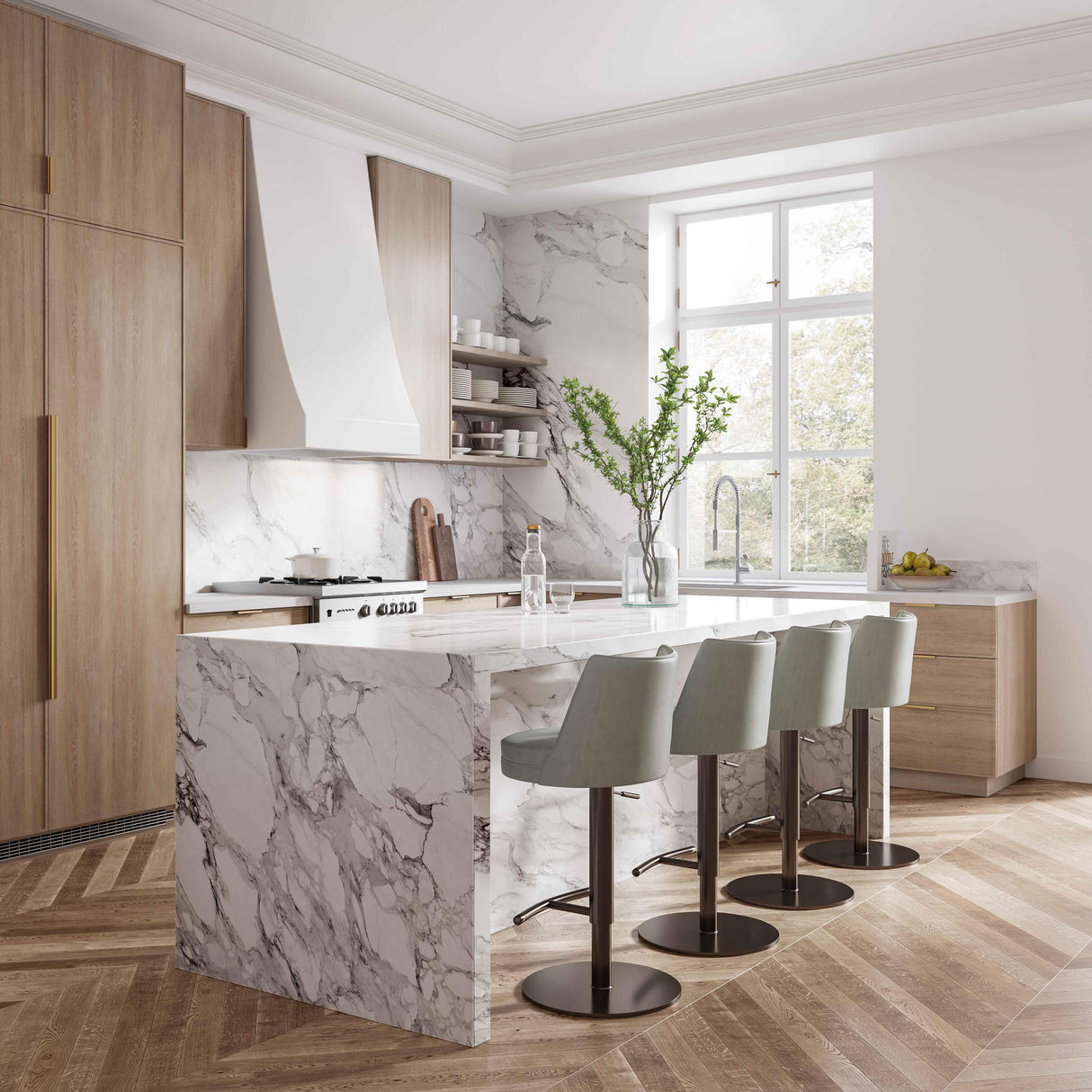 Gala Performance Vegan Leather Adjustable Stool