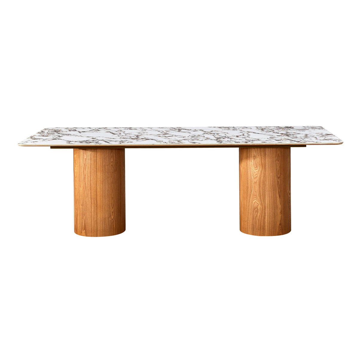 Tamara 94" Marble Ceramic Rectangular Dining Table