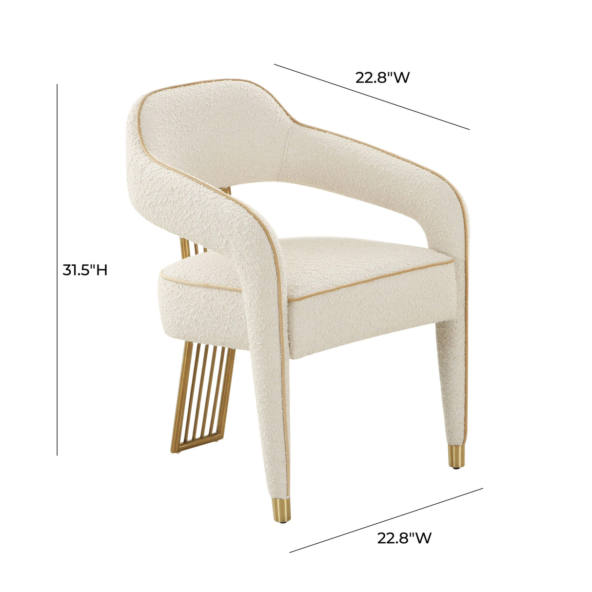 Corralis Performance Boucle Dining Chair