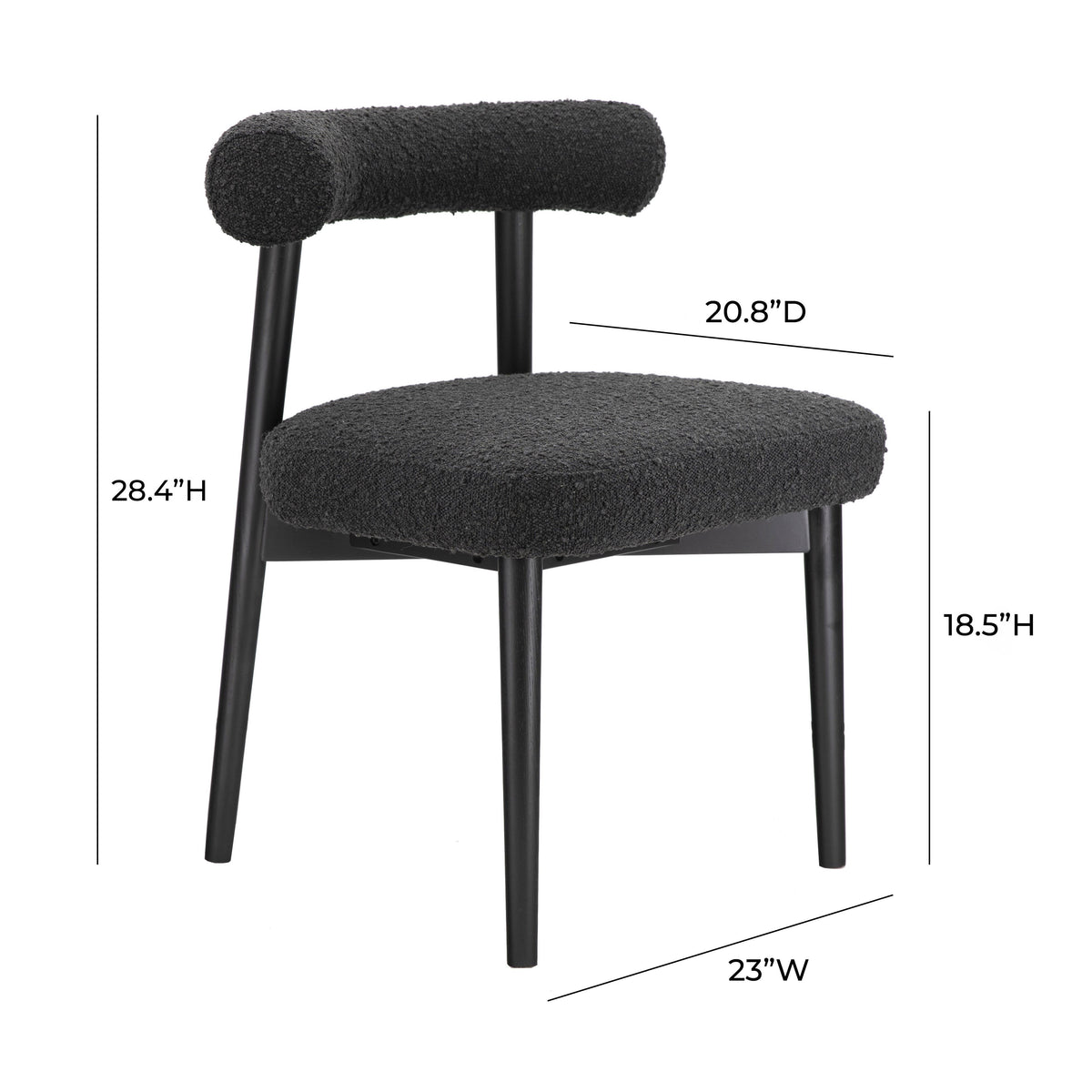Spara Performance Boucle Side Chair - View 11