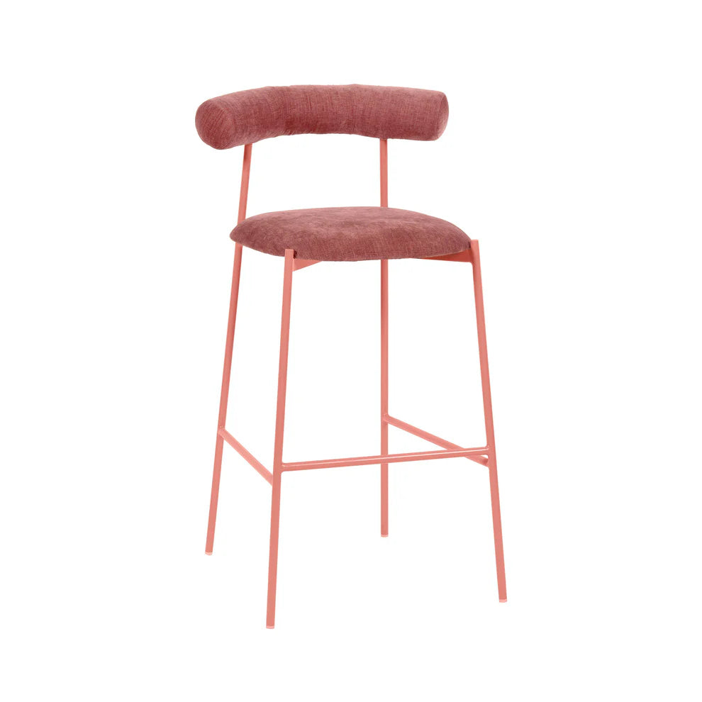 Liliana Mauve Performance Velvet Counter Stool