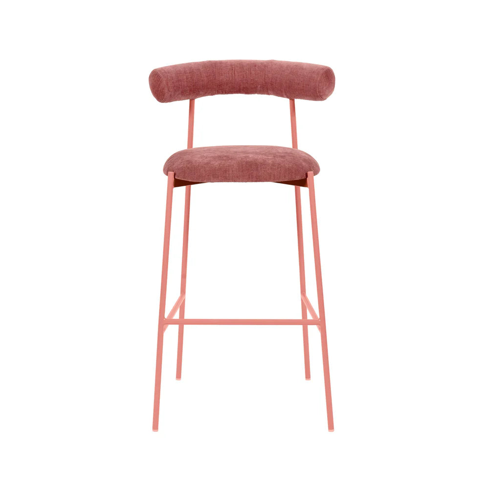 Liliana Mauve Performance Velvet Counter Stool