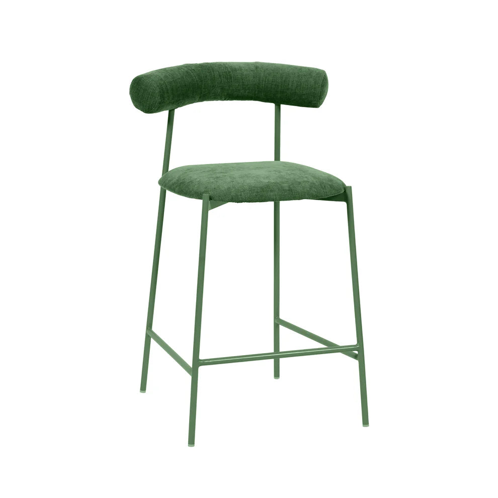 Liliana Mauve Performance Velvet Counter Stool