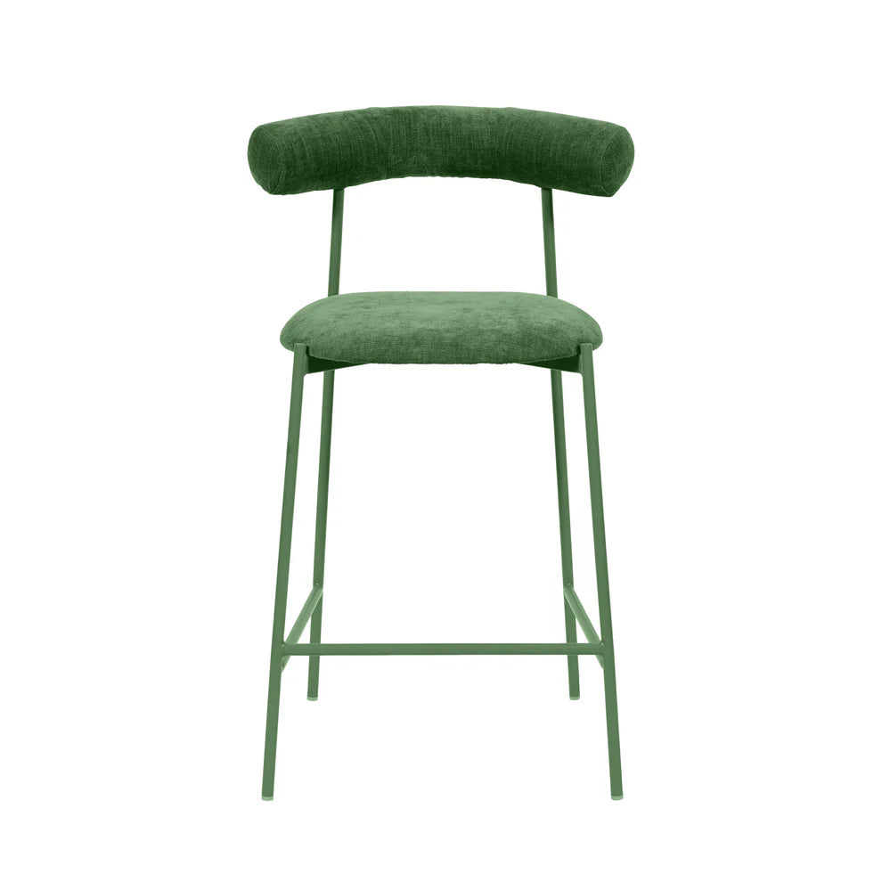 Liliana Mauve Performance Velvet Counter Stool