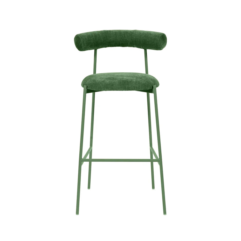 Liliana Mauve Performance Velvet Counter Stool