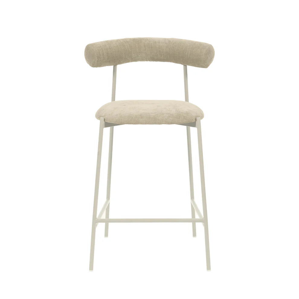 Liliana Mauve Performance Velvet Counter Stool